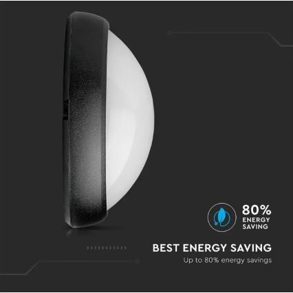 LED Spoljašnja plafonjera LED/12W/230V IP54