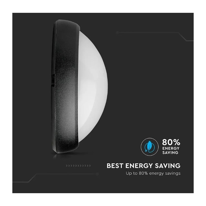 LED Spoljašnja plafonjera LED/12W/230V IP54