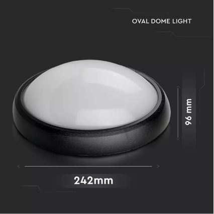LED Spoljašnja plafonjera LED/12W/230V IP54