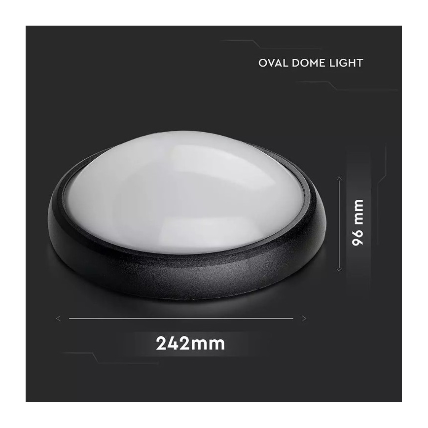 LED Spoljašnja plafonjera LED/12W/230V IP54