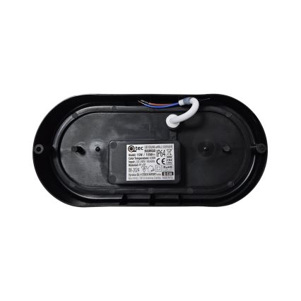 LED Spoljašnja plafonjera LED/15W/230V 4200K 20x9,8 cm IP64 crno