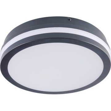 LED Spoljašnja plafonjera sa senzorom pokreta BENO LED/12/18W/230V 3000/3500/4000K IP65 antracit okrugli