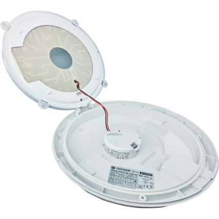 LED Spoljašnja plafonjera sa senzorom RENO LED/16W/230V IP66 bela