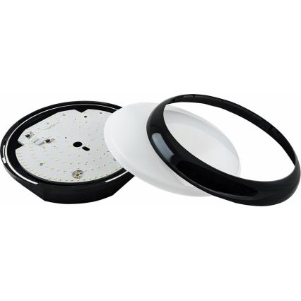 LED Prigušiva spoljašnja plafonjera STROPY LED/12/15/18/22W/230V 3000/4000/6000K IP65 crno