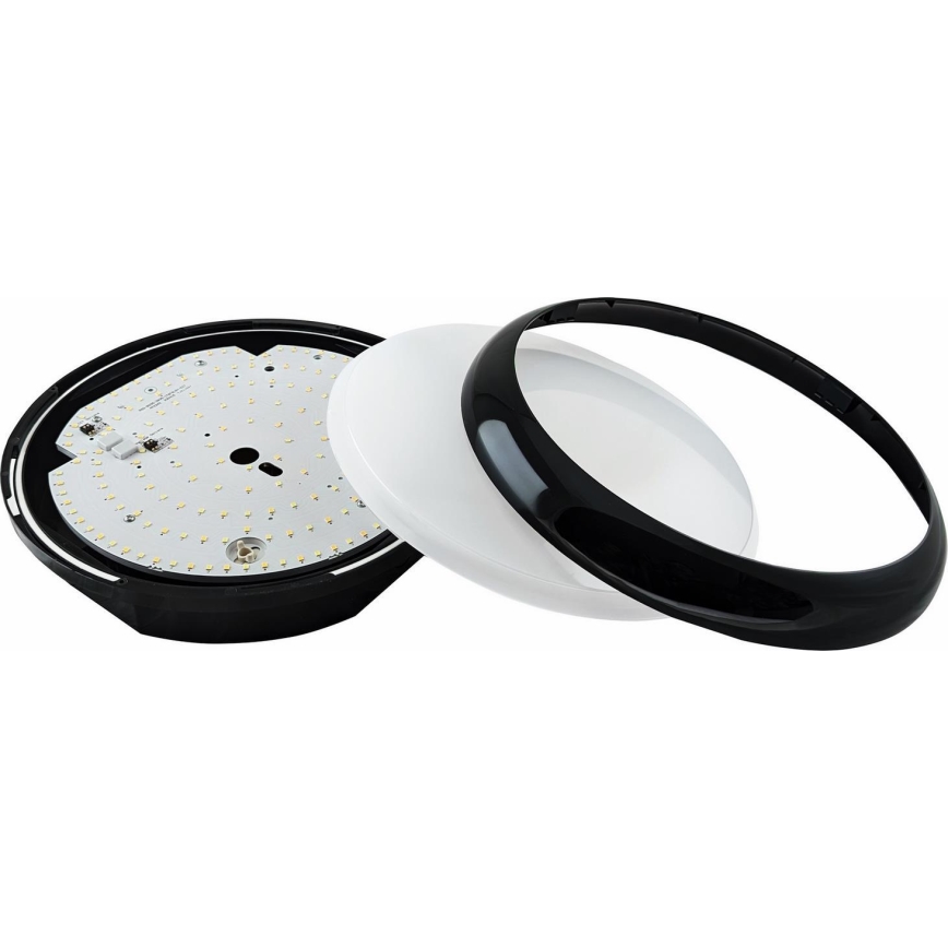 LED Prigušiva spoljašnja plafonjera STROPY LED/12/15/18/22W/230V 3000/4000/6000K IP65 crno
