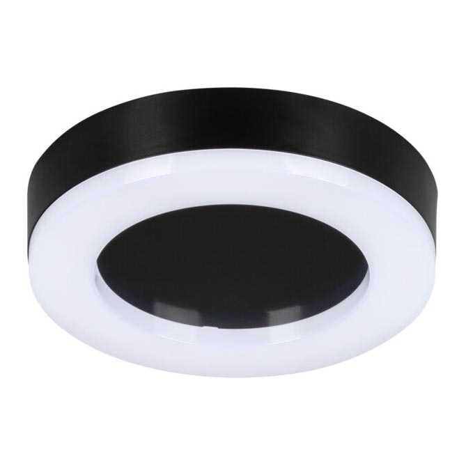 LED Spoljašnja plafonjera TURA LED/15W/230V 4000K IP54 crno