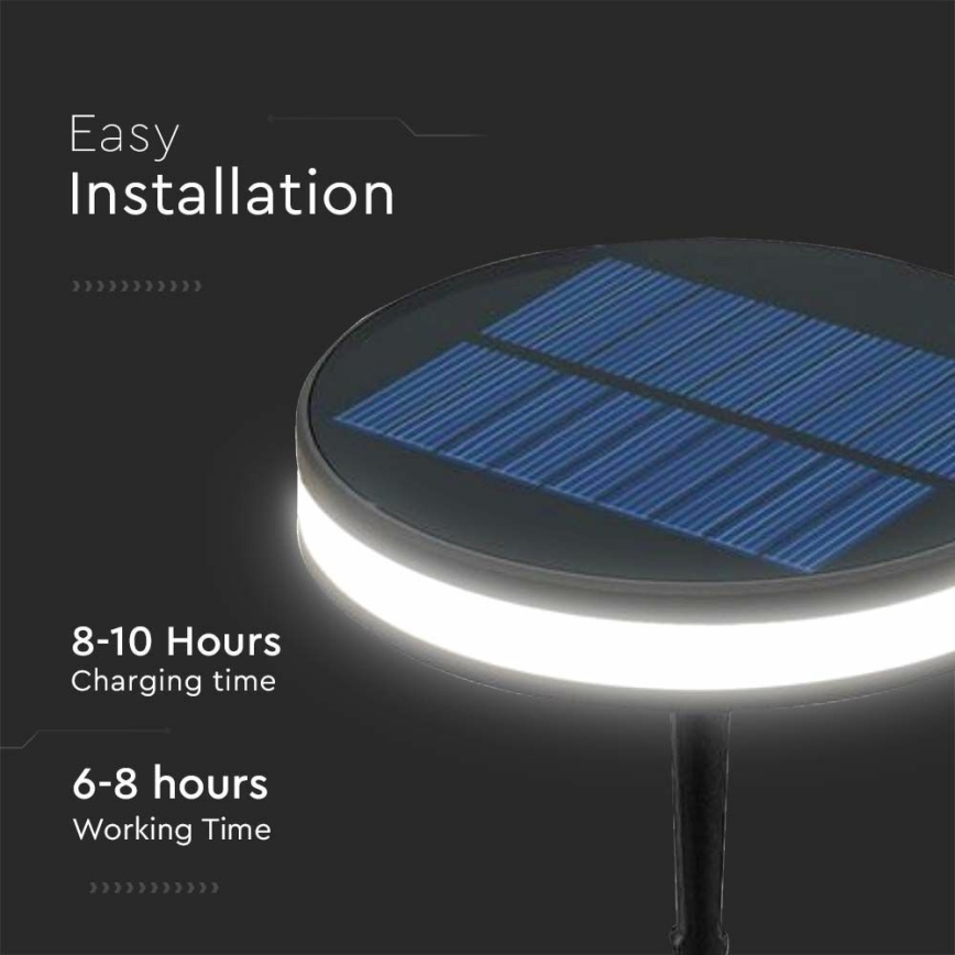 LED Spoljašnja solarna lampa LED/1,8W/3,7V IP54 3000K