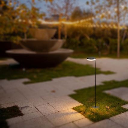 LED Spoljašnja solarna lampa LED/2W/3,7V 3000K IP54 crno