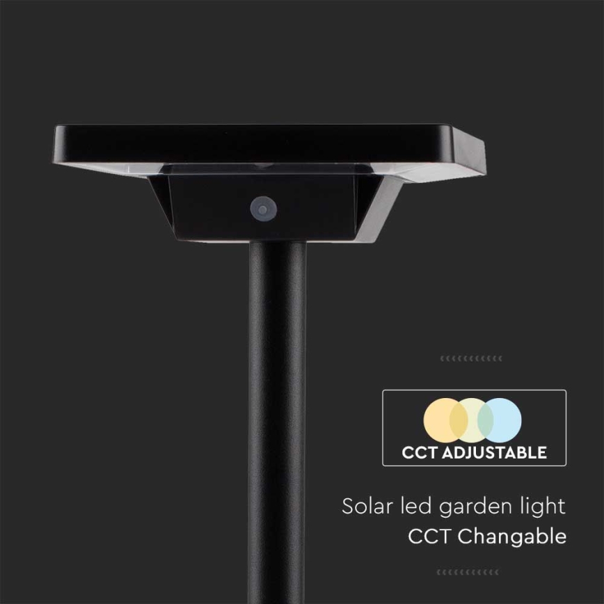 LED Spoljašnja solarna lampa 2u1 LED/2W/3,7V IP65 3000/4000/6500K