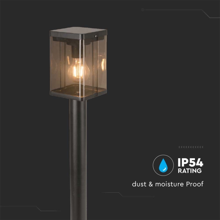 LED Spoljašnja solarna lampa sa senzorom LED/2,5W/3,7V 3000K IP54 crno
