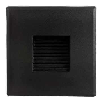 LED Spoljašnje osvetljenje za stepenište DECENTLY LED/1,5W/230V 3000/4000/6000K IP44 crno