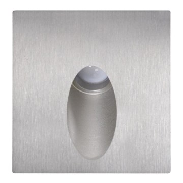 LED Spoljašnje osvetljenje za stepenište ESPO LED/3W/230V mat krom IP54