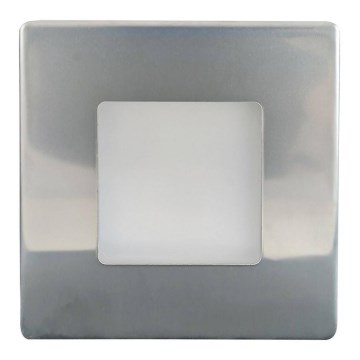 LED Spoljašnje osvetljenje za stepenište LED/1,7W/230V 2700K IP44 sjajni krom