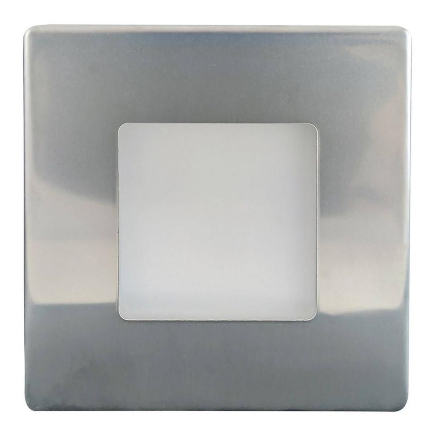 LED Spoljašnje osvetljenje za stepenište LED/1,7W/230V 2700K IP44 sjajni krom