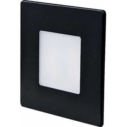 LED Spoljašnje osvetljenje za stepenište LED/1,7W/230V 3000/4000/6000K IP54 crno