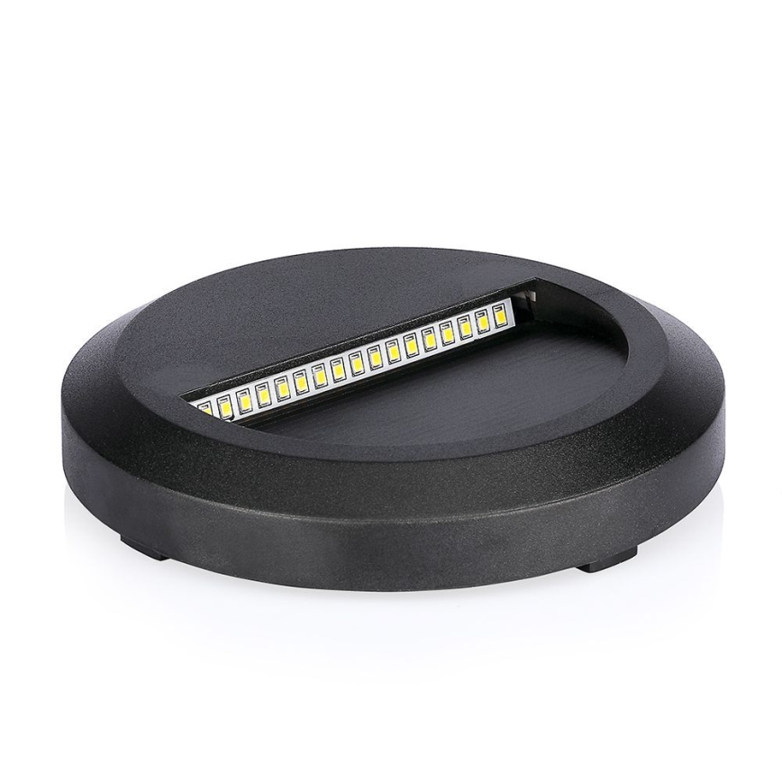 LED Spoljašnje osvetljenje za stepenište LED/2W/230V IP65 3000K crno