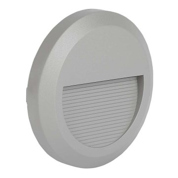 LED Spoljašnje osvetljenje za stepenište LED/2W/230V IP65 3000K sivo