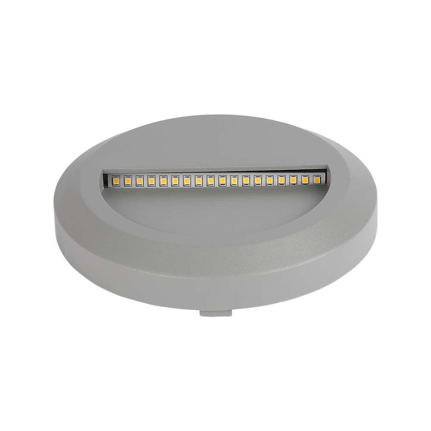 LED Spoljašnje osvetljenje za stepenište LED/2W/230V IP65 3000K sivo