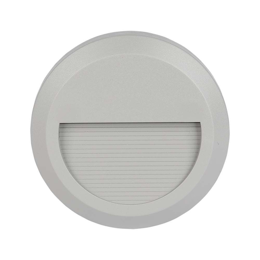 LED Spoljašnje osvetljenje za stepenište LED/2W/230V IP65 3000K sivo