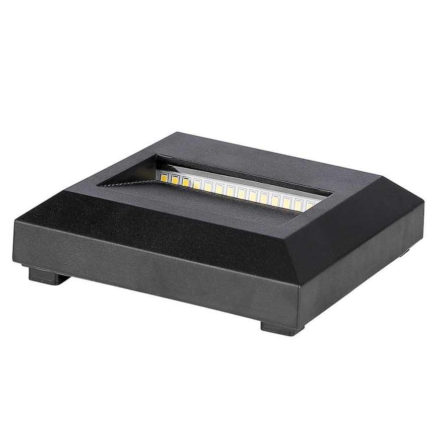 LED Spoljašnje osvetljenje za stepenište LED/2W/230V IP65 4000K crno