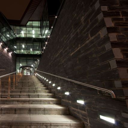 LED Spoljašnje osvetljenje za stepenište LED/3W/230V 4000K IP65 sivo