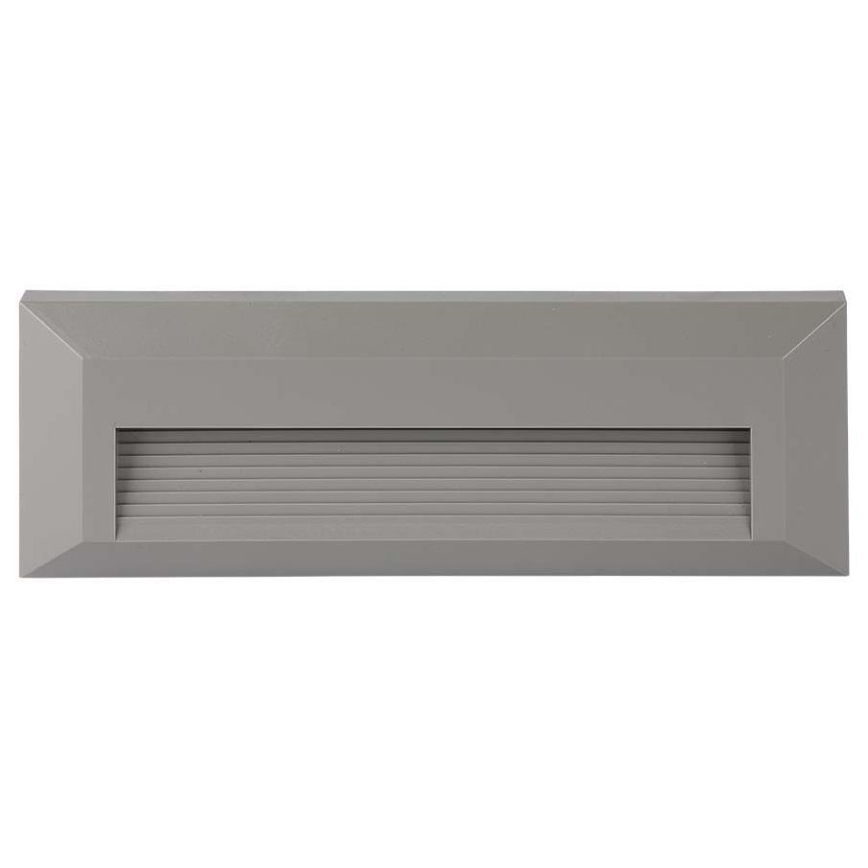 LED Spoljašnje osvetljenje za stepenište LED/3W/230V 4000K IP65 sivo