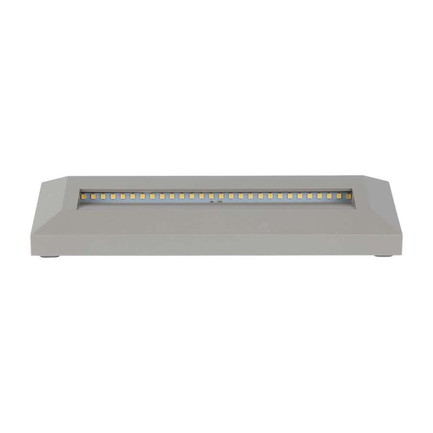 LED Spoljašnje osvetljenje za stepenište LED/3W/230V IP65 3000K sivo