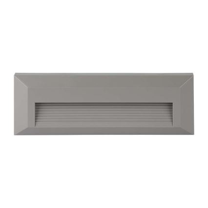 LED Spoljašnje osvetljenje za stepenište LED/3W/230V IP65 3000K sivo