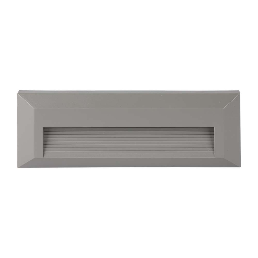 LED Spoljašnje osvetljenje za stepenište LED/3W/230V IP65 3000K sivo