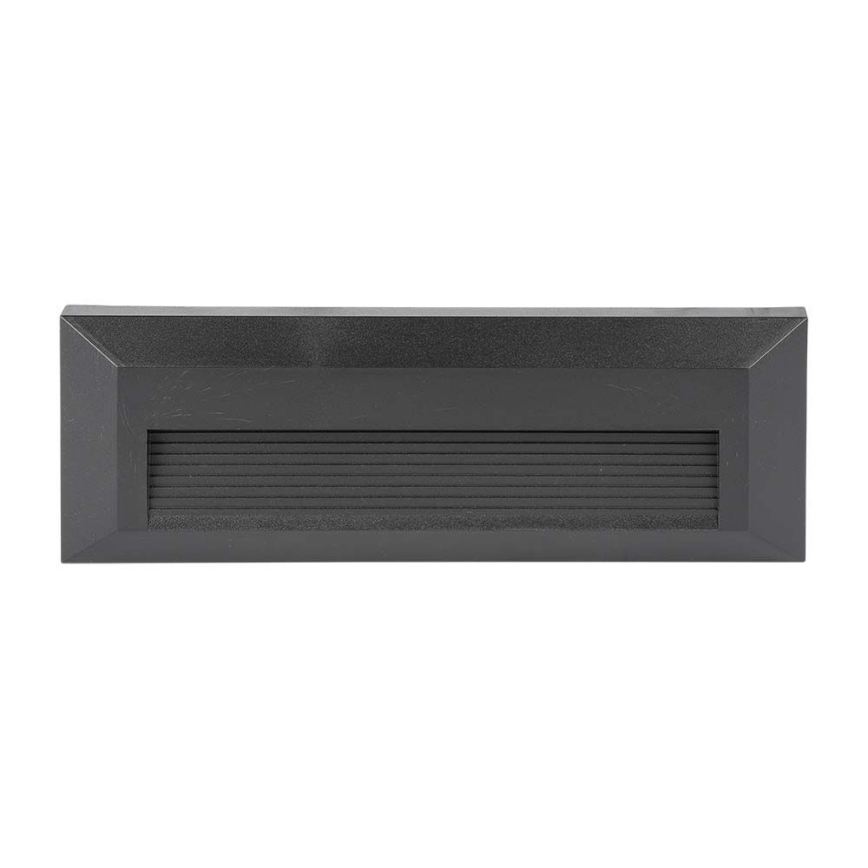 LED Spoljašnje osvetljenje za stepenište LED/3W/230V IP65 4000K crno