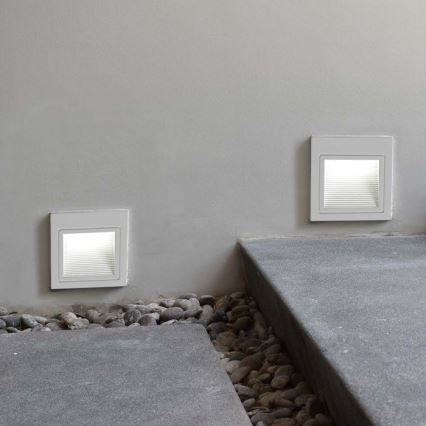 LED Spoljašnje osvetljenje za stepenište LED/5W/230V 3000K IP65 bela