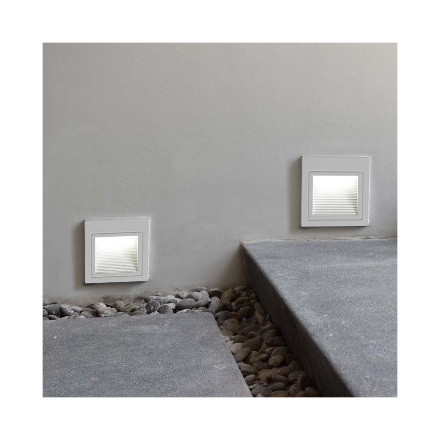 LED Spoljašnje osvetljenje za stepenište LED/5W/230V 3000K IP65 bela