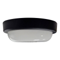 LED spoljašnje plafonsko svetlo LED/15W/230V 4200K prečnik 15,5 cm IP64 crna