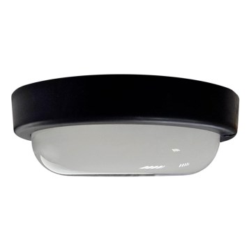 LED spoljašnje plafonsko svetlo LED/8W/230V 4200K prečnik 14 cm IP64 crno