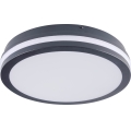 LED spoljašnje plafonsko svetlo sa senzorom pokreta BENO LED/24/30W/230V 3000/3500/4000K IP65, antracit, okruglog oblika
