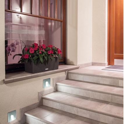 LED spoljašnje stepenišno svetlo ESPO LED/3W/230V mat hrom IP54
