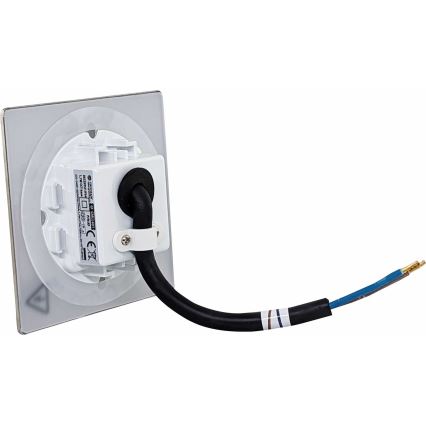LED spoljašnje svetlo za stepenište DECENTLY LED/1,7W/230V 3000/4000/6000K IP54 sjajni hrom