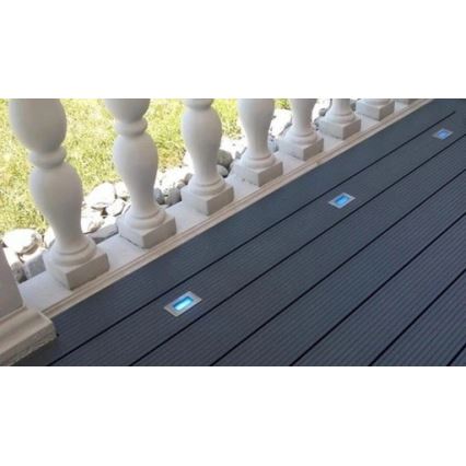 LED Spoljašnje ugradbeno svetlo EASY CONNECT LED/2W/230V plava IP67 pravougaoni