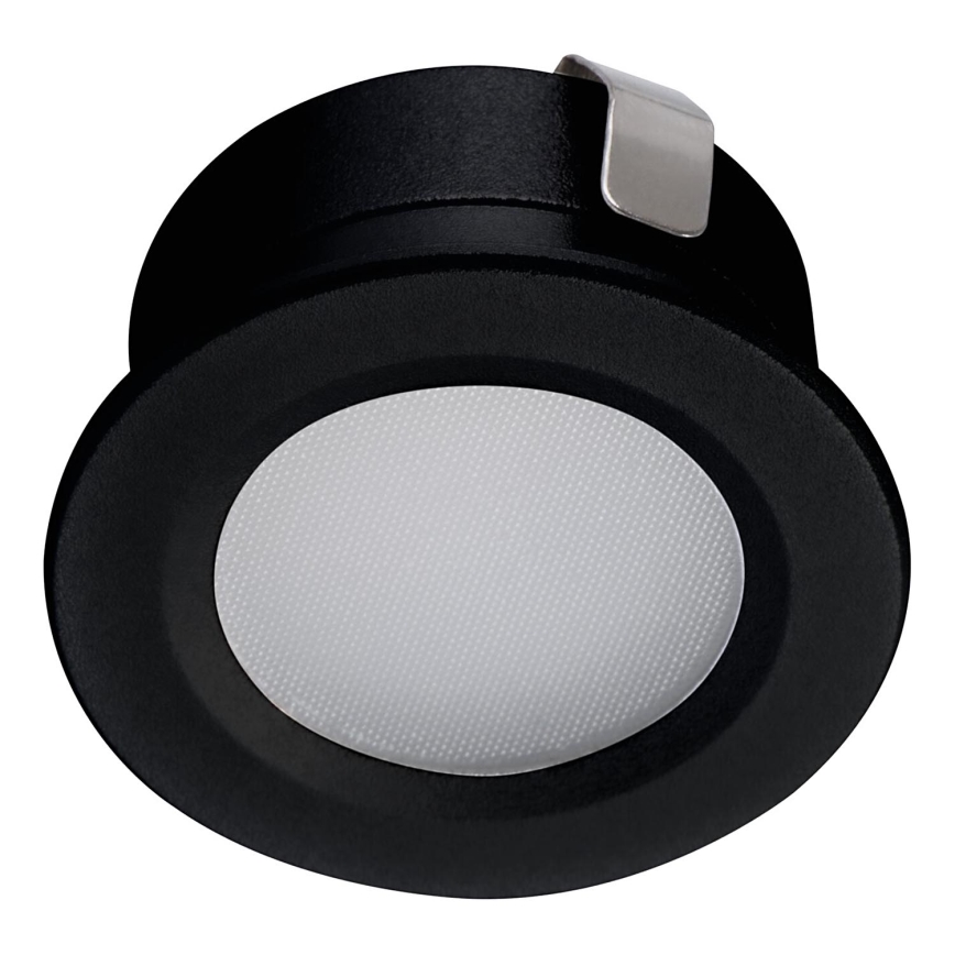 LED Spoljašnje ugradbeno svetlo IMBER LED/1W/12V 4000K pr. 3 cm 30 lm IP65 crno