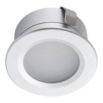LED Spoljašnje ugradbeno svetlo IMBER LED/1W/12V 4000K pr. 3 cm 40 lm IP65 srebrno