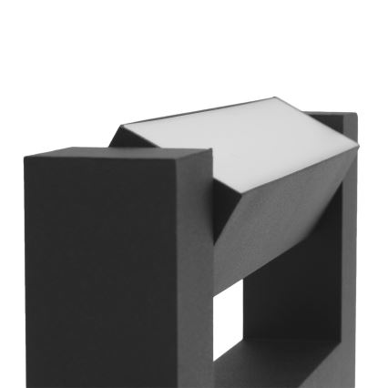 Fleksibilno LED spoljašnje zidno svetlo 2xLED/4W/230V IP54 30 cm crno