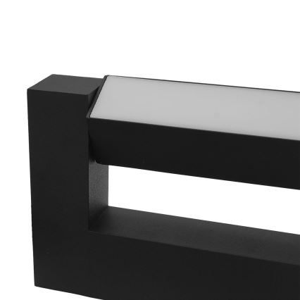 Fleksibilno LED spoljašnje zidno svetlo 2xLED/4W/230V IP54 30 cm crno