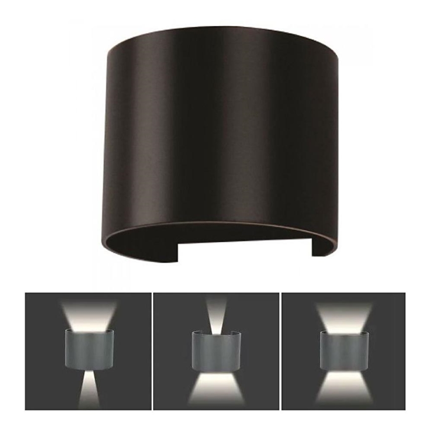 LED spoljašnje zidno svetlo, 6W, 230V, 3000K, IP65, crno