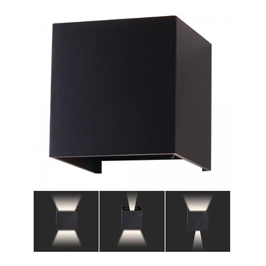 LED spoljašnje zidno svetlo LED/11W/230V 3000K IP65 crno