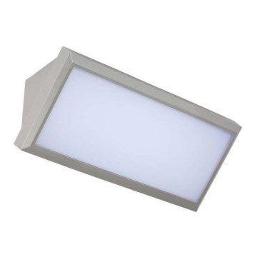 LED spoljašnje zidno svetlo LED/12W/230V 3000K IP65 sivo