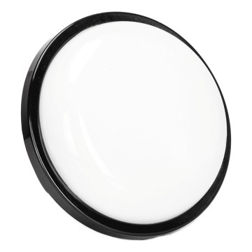 LED spoljašnje zidno svetlo LED/15W/230V 6500K prečnika 15,5 cm crno IP65