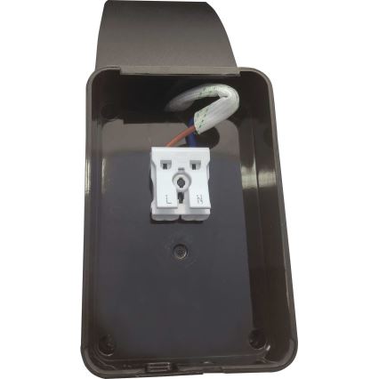 LED spoljašnje zidno svetlo LED/15W/230V IP54 crna