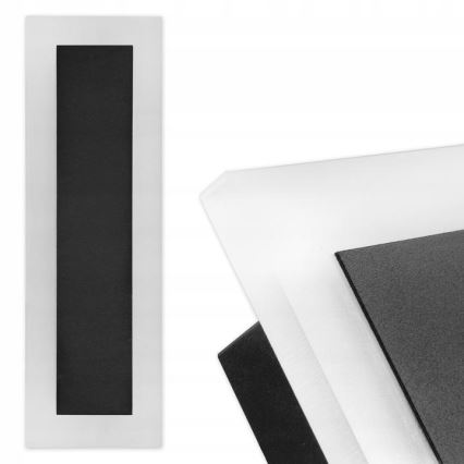 LED spoljašnje zidno svetlo LED/19W/230V IP54 crno