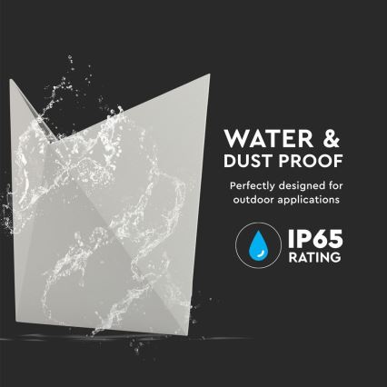 LED spoljašnje zidno svetlo LED/5W/230V 3000K IP65 sivo