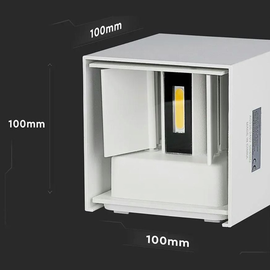 LED spoljašnje zidno svetlo LED/5W/230V 4000K IP65 bela